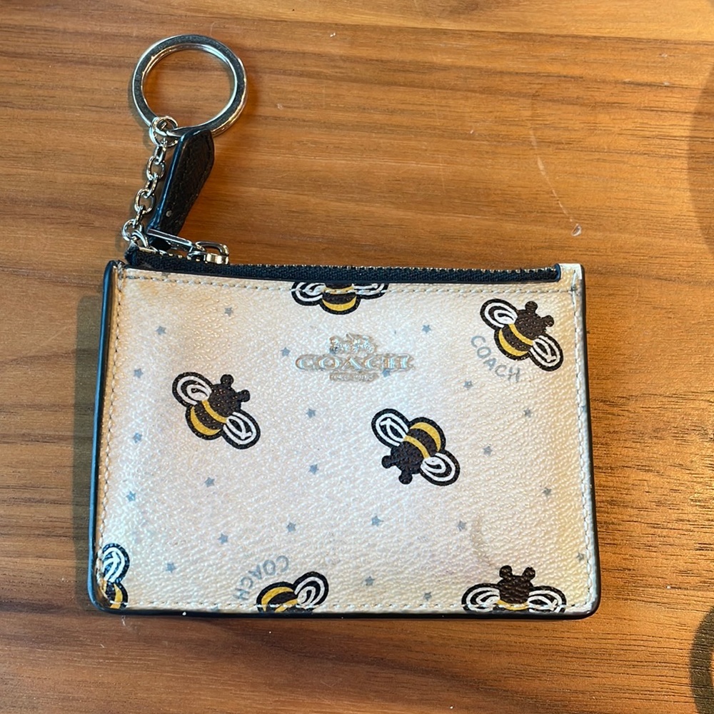 Coach Bee Coin purse